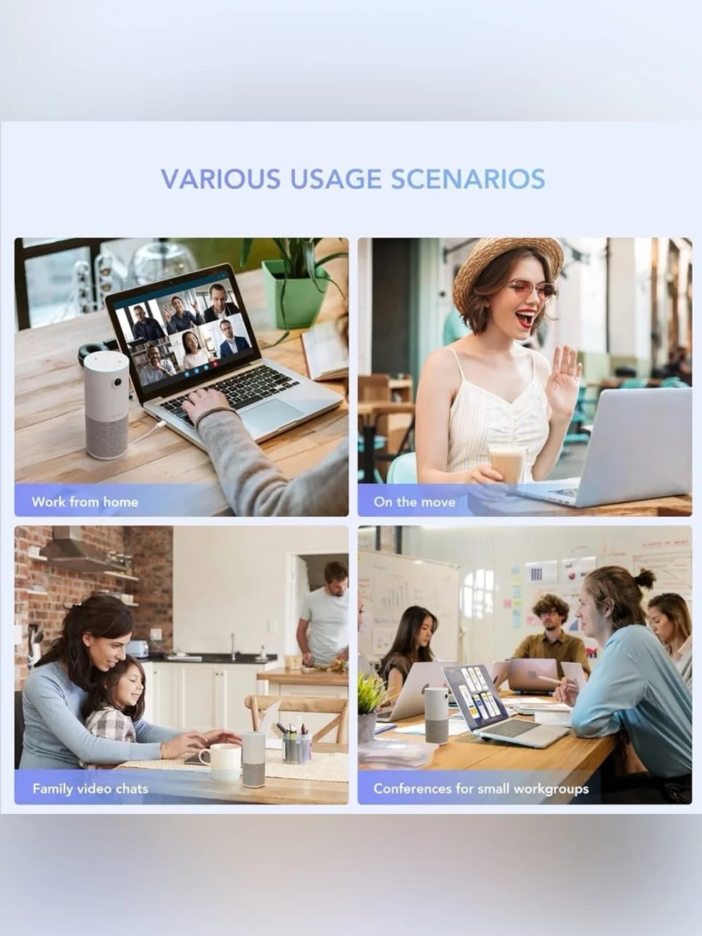 NEW All-in-One Webcam with built-in microphone and speaker
